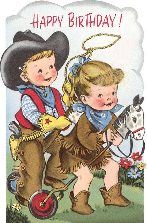 1950s Vintage Cowboy Price TagsCards 50 5 sheets+ WHOLESALE